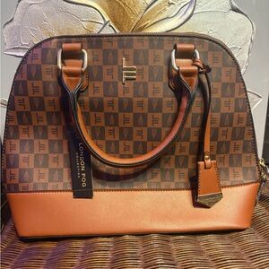 Chic & Elegant London Fog Satchel Handbag